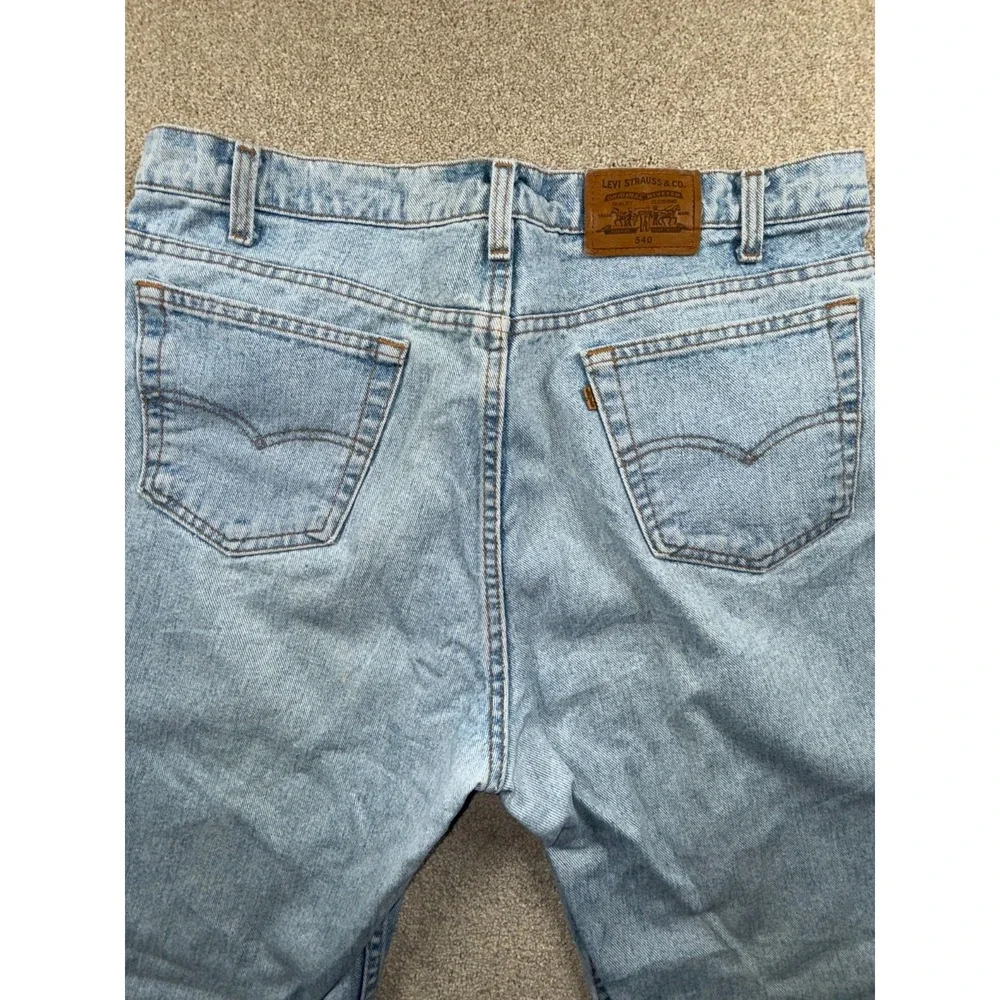 Levi's 540 Jeans Men 40x32 Blue Denim Cotton Relaxed Fit Straight Leg Streetwear
